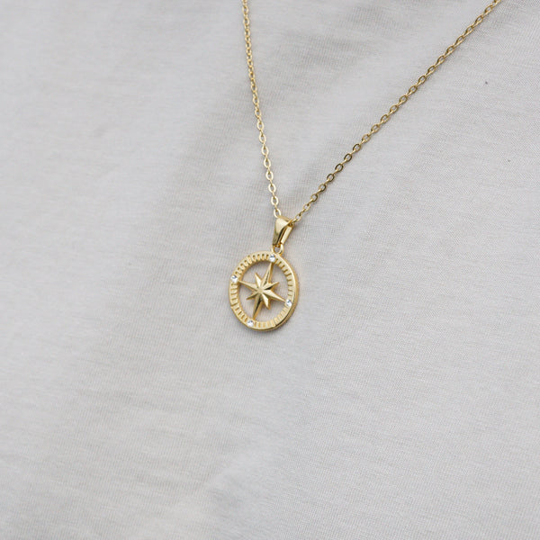 NORTH STAR HALSKÆDE - GULD