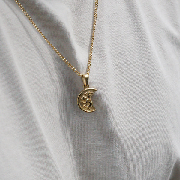 MOON HALSKÆDE - GULD