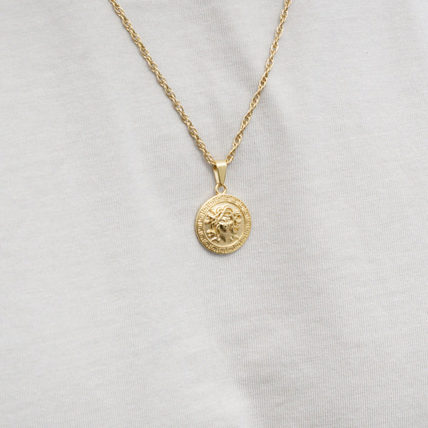 Medusa Halskæde - 18k Guldbelagt