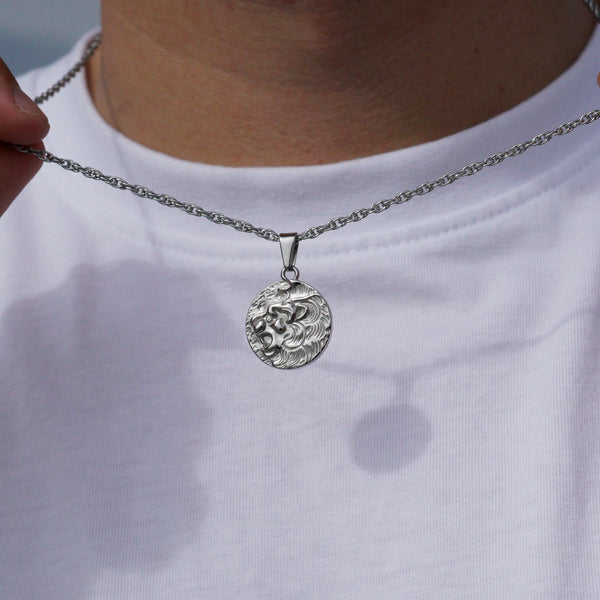 Mad Lion Halskæde - Sølvfarvet