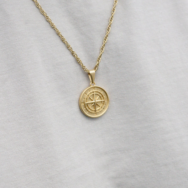 COMPASS HALSKÆDE - GULD