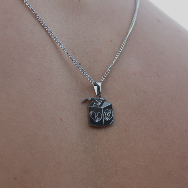 Juice Halskæde - Sølvfarvet