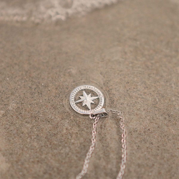 NORTH STAR HALSKÆDE - SØLV