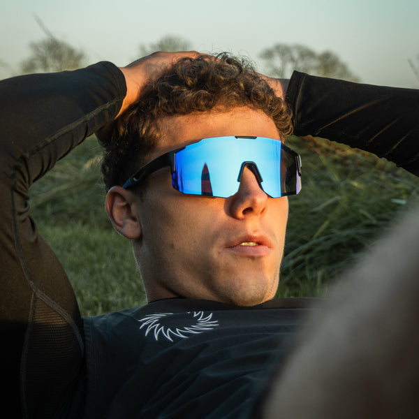 Noire Purplish - Sportsbriller Blå