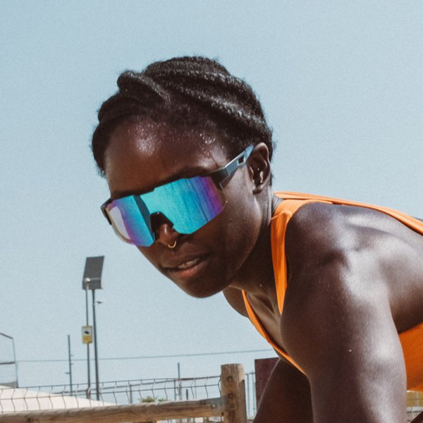 Noire Purplish - Sportsbriller Blå