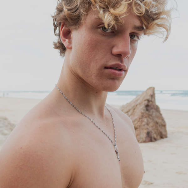 Rose Halskæde - Sølvfarvet