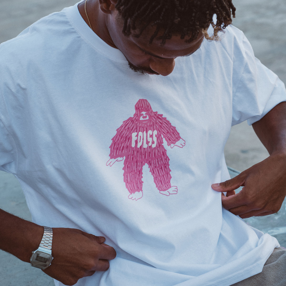 Ray Tee Pink - Oversized Box fit