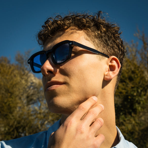 sorte solbriller til mænd