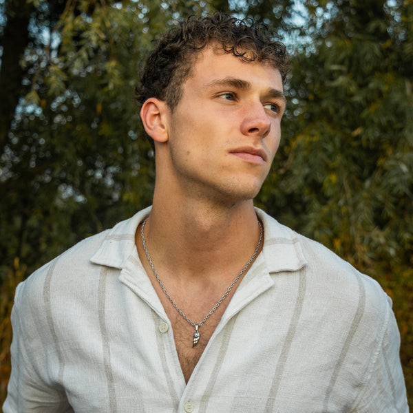 Wing Halskæde - Sølvfarvet