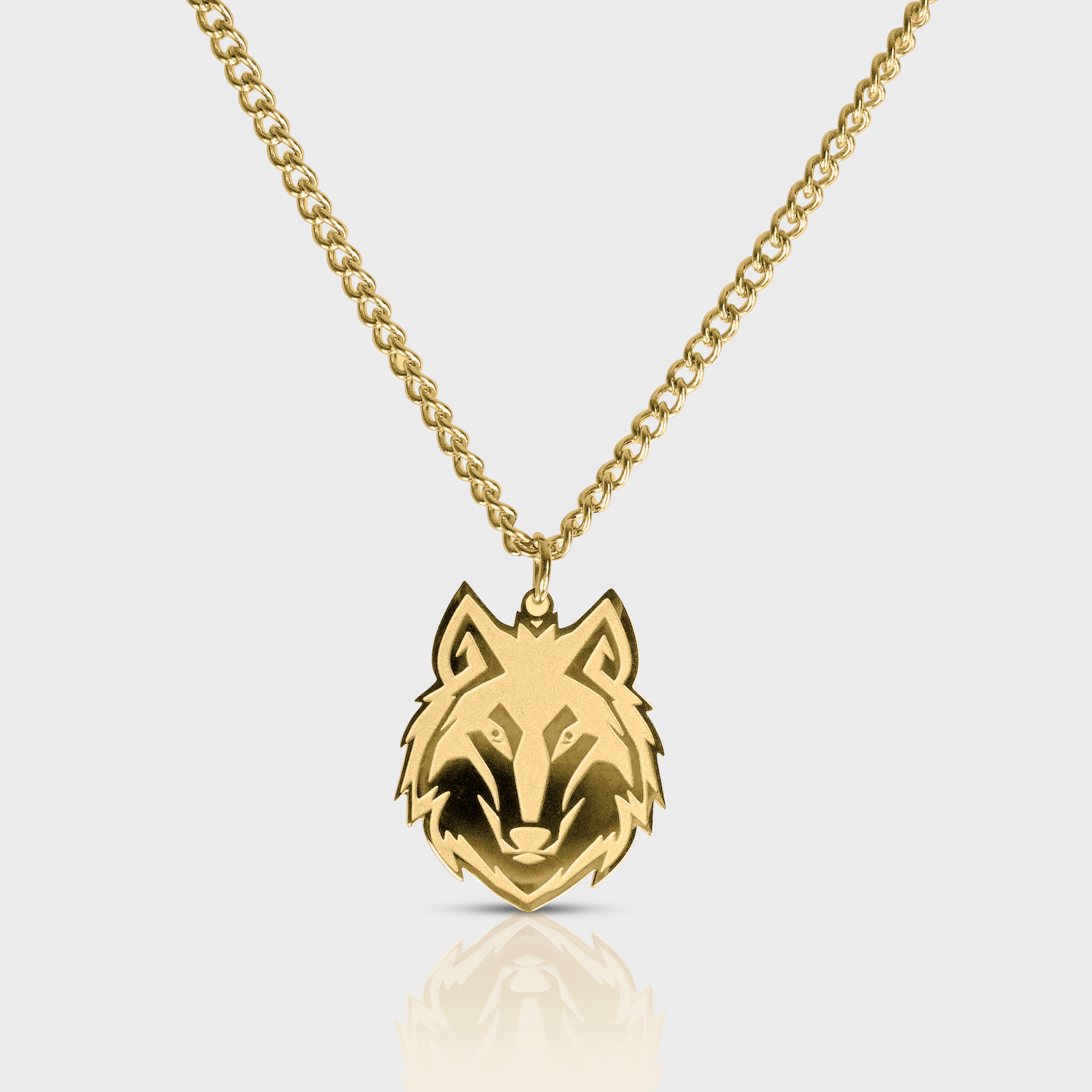 WOLF NECKLACE - GOLD