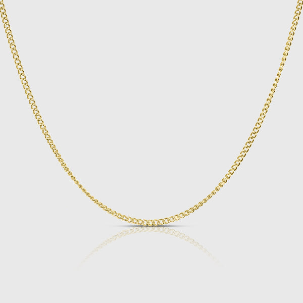 CURB CHAIN - GULD