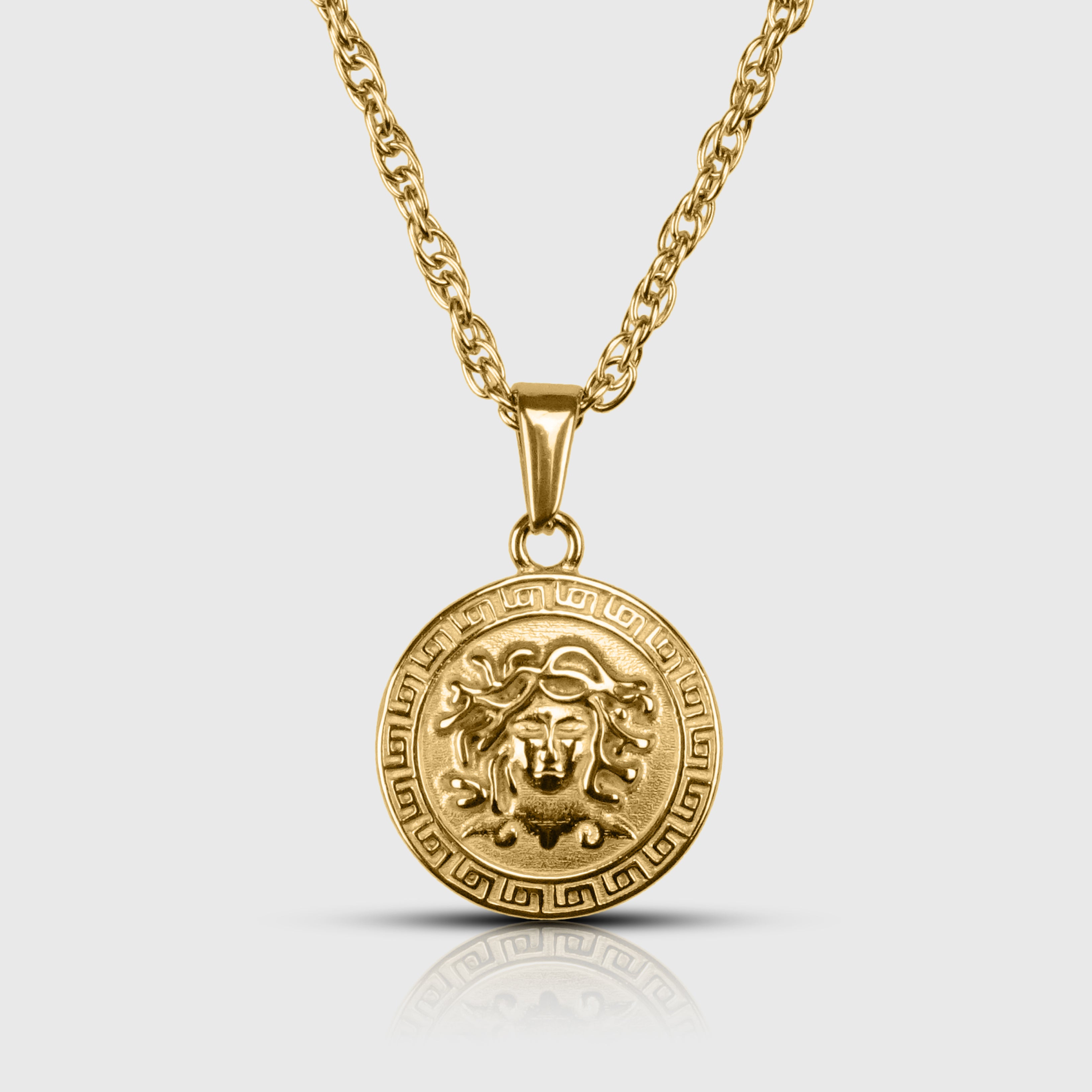 Medusa sale gold pendant