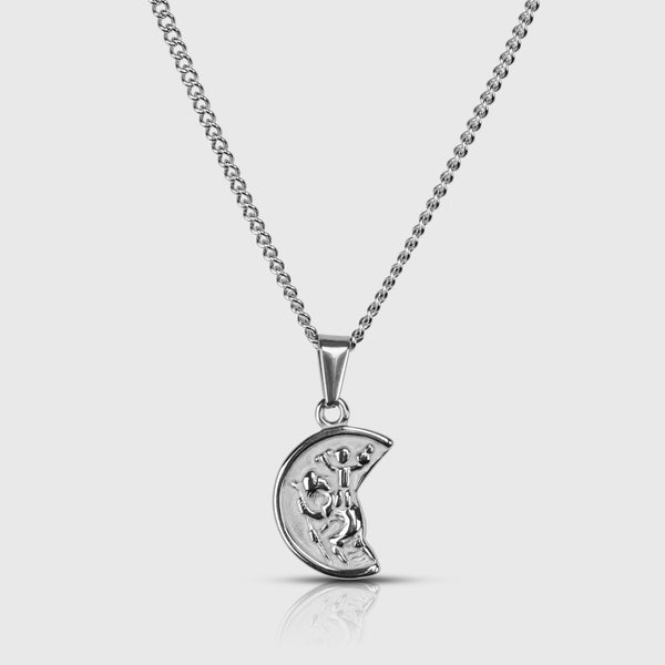MOON HALSKÆDE - SØLV