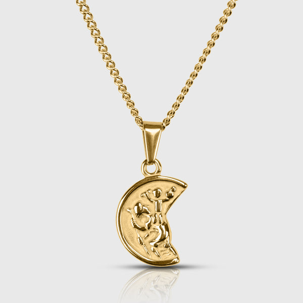 Moon Vedhæng - Guld