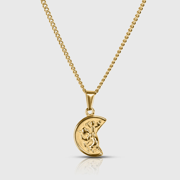 MOON HALSKÆDE - GULD