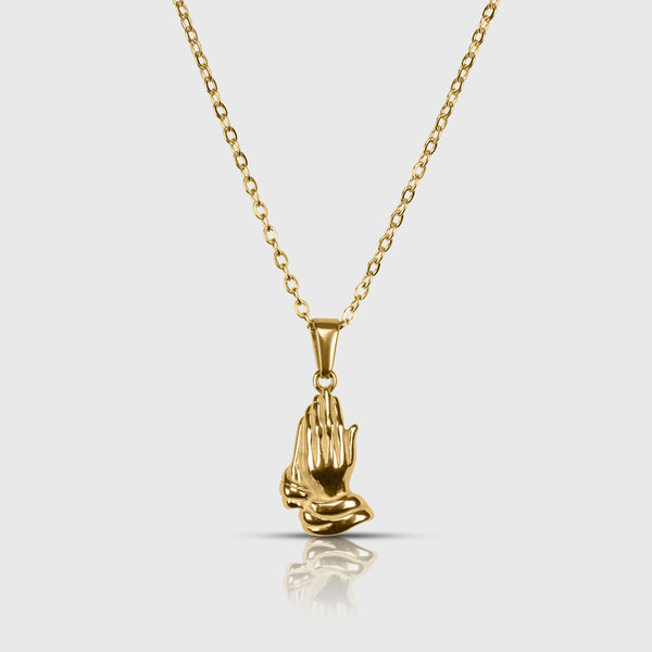 Prayer Halskæde - 18k Guldbelagt