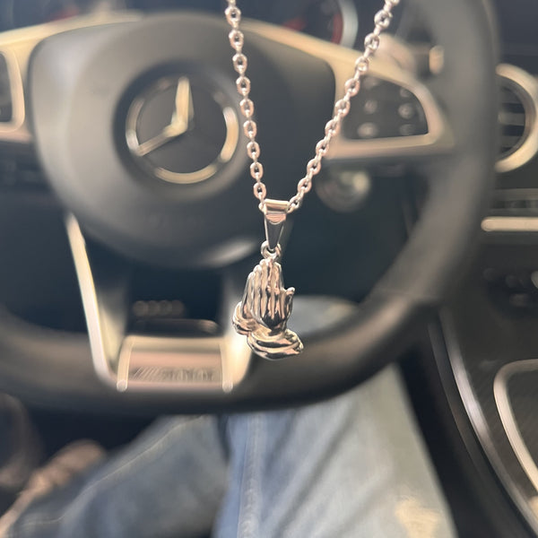 Prayer Halskæde - Sølvfarvet