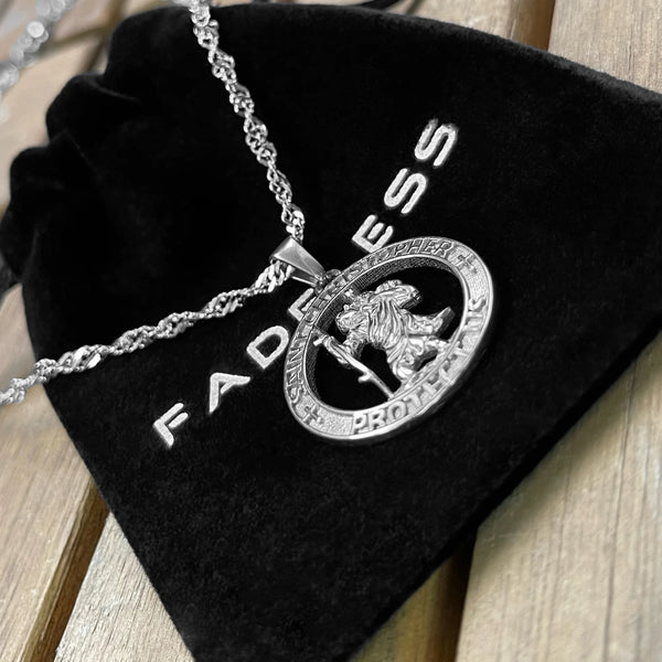 St. Christopher Halskæde - Sølv