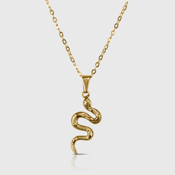 SNAKE HALSKÆDE - GULD