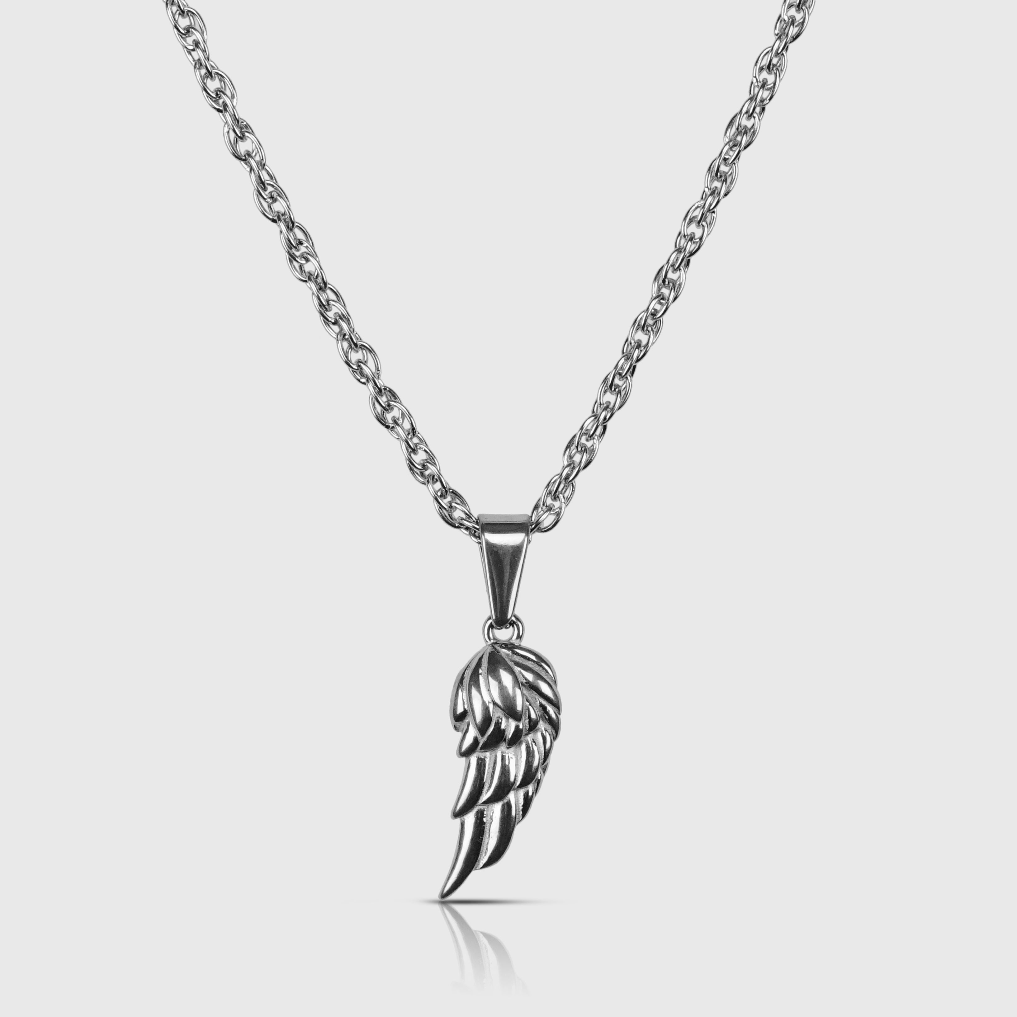 WING NECKLACE - SILVER TONE