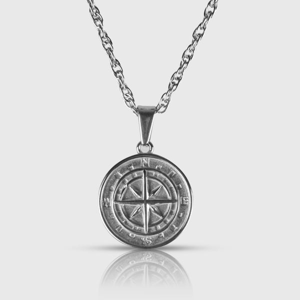 Compass Vedhæng - Sølv