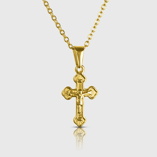 Crucifix 2.0 Vedhæng - Guld